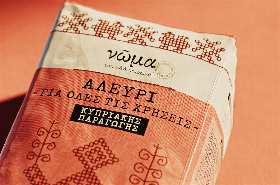 来自希腊的面粉包装袋设计作品赏析 