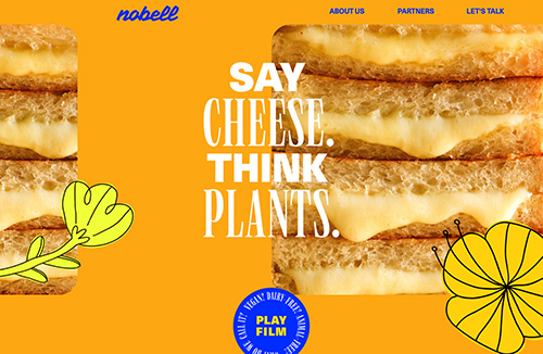 Nobell奶酪食品网站设计