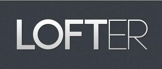网易轻博lofter  logo网易轻博客lofter特色时尚的设计美学:lofter