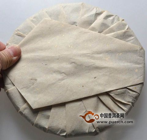 普洱茶饼包装设计,棉纸的叠法 