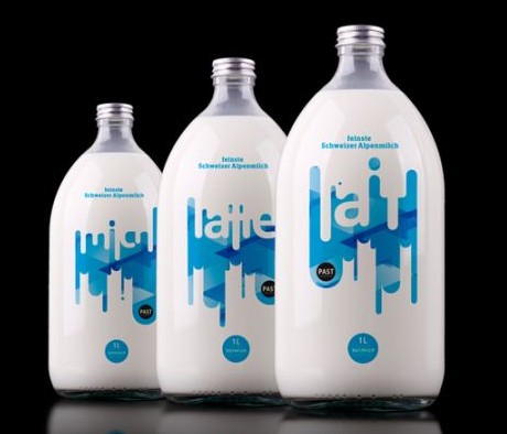 牛奶包装设计作品欣赏