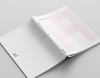 企业画册设计用图案来传达信息