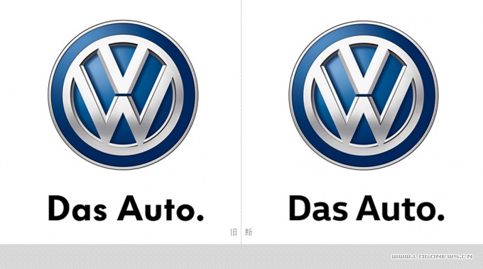 你能看的出大众汽车更换品牌标志及字体吗 