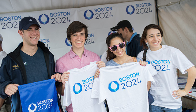波士顿申办2024年奥运会品牌标志正式亮相 