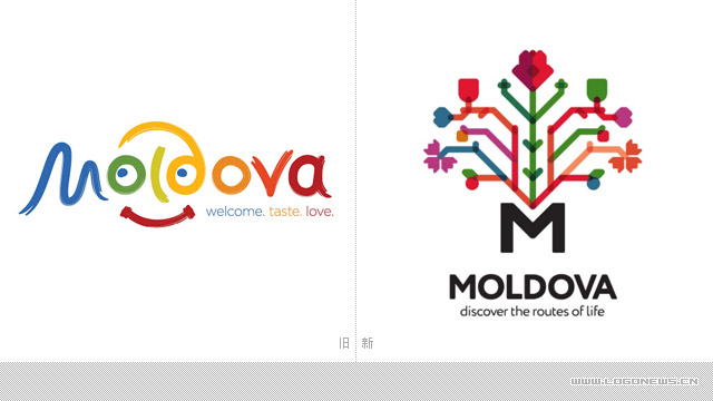 摩尔多瓦发布全新的旅游品牌形象标志 