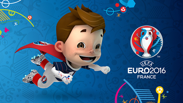 2016年法国足球欧锦赛品牌吉祥物正式启动 