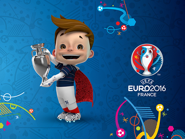 2016年法国足球欧锦赛品牌吉祥物正式启动 