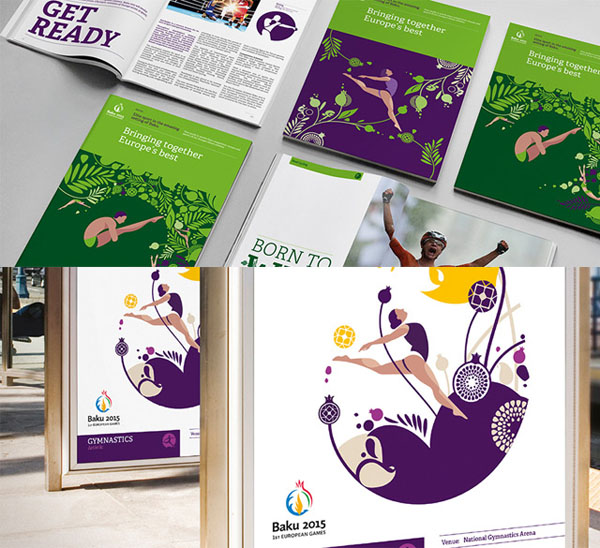 2015年首届欧洲运动会视觉形象设计发布 