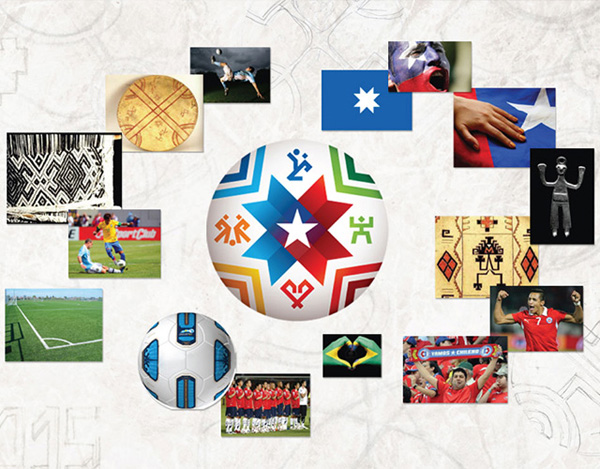 2015年智利第44届美洲杯足球赛LOGO 