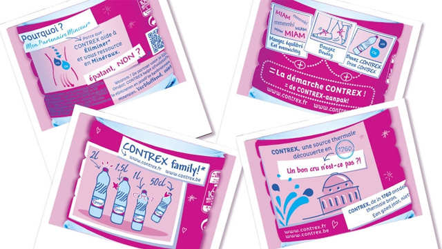 法国矿泉水品牌Contrex启用新vi及新包装 