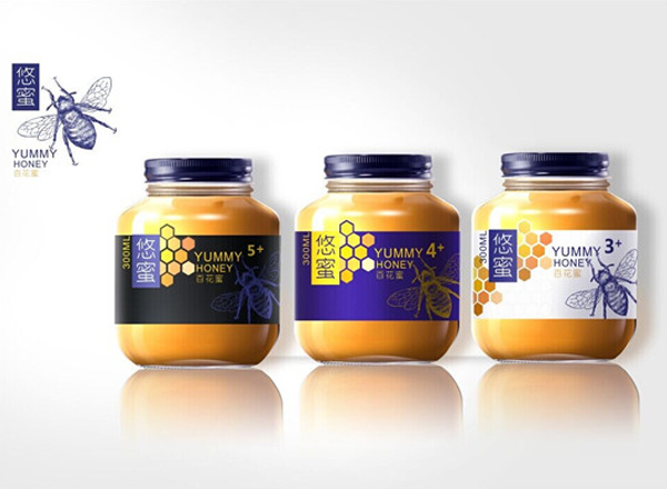 蜂蜜包装设计能够大大的推动蜂蜜的销售 