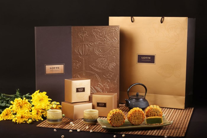 乐天度假酒店的中秋月饼礼盒包装设计 