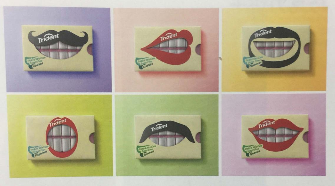 与消费者产生有趣互动的口香糖包装设计 