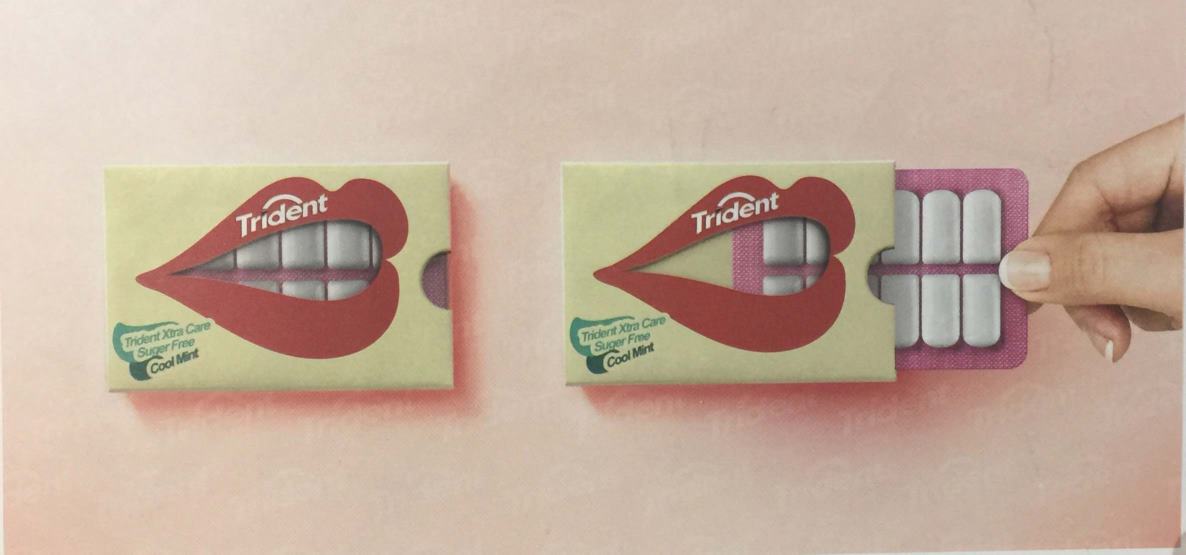 与消费者产生有趣互动的口香糖包装设计 