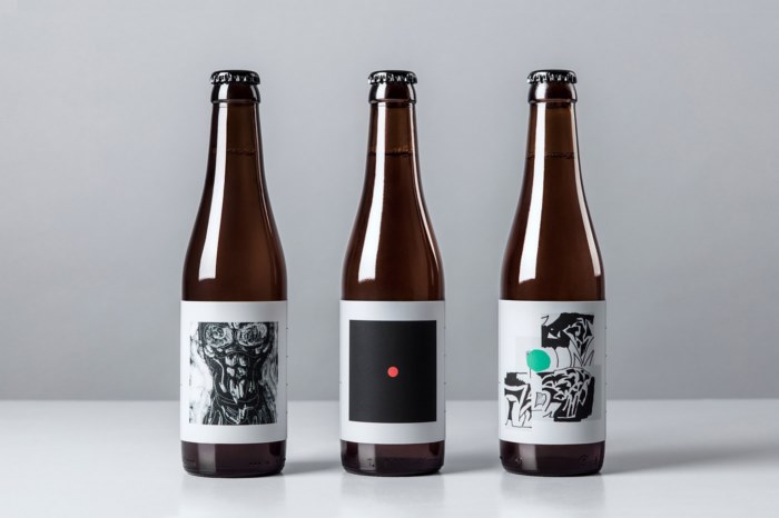 酿造公司三款新啤酒品牌包装设计 
