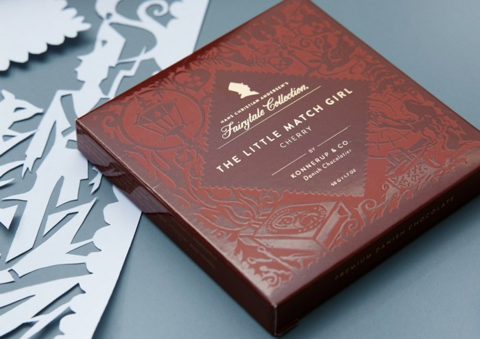 安徒生童话故事创新巧克力包装设计 