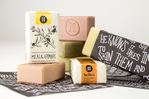 Helleo天然肥皂系列品牌包装设计 