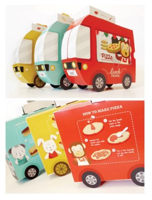 创意儿童餐饮包装设计 