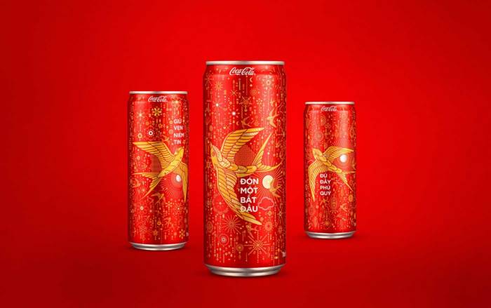 繁荣兴旺可口可乐越南版包装设计 