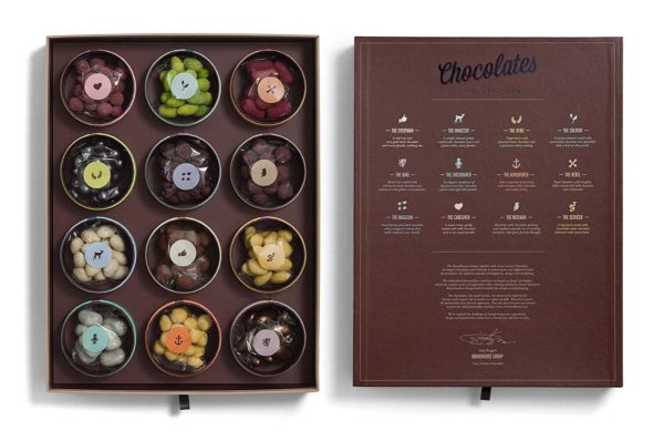 国外巧克力食品包装设计 