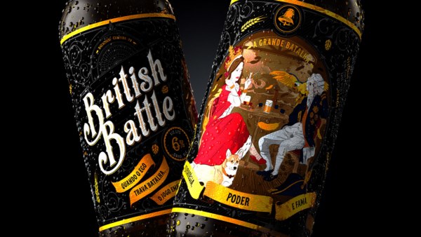 巴西精酿啤酒创意包装设计 