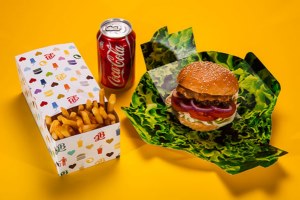 油炸食品汉堡创意包装设计 