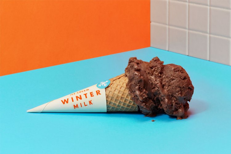 荷兰冷饮食品冰激凌创意包装设计 