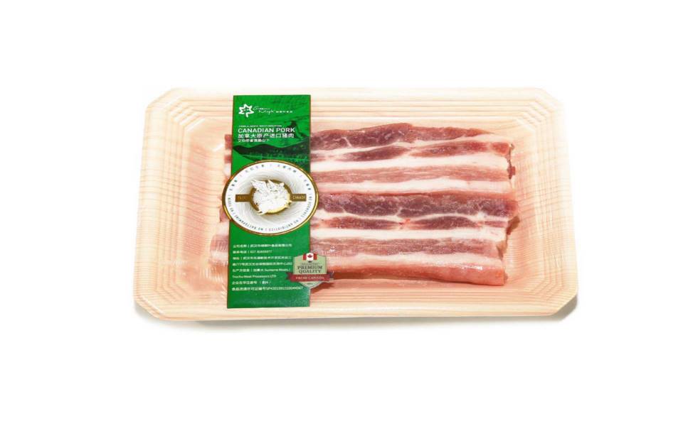加拿大猪肉食品外卖包装设计 