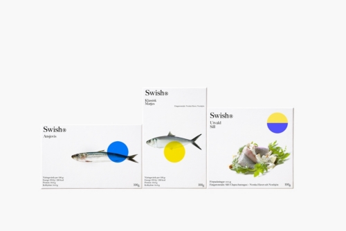 来一口生猛海鲜瑞典海鲜鱼罐头创意包装设计 