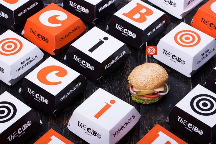 多元化汉堡餐饮创意包装设计 