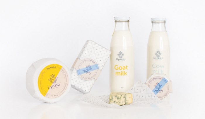 牛奶乳制品品牌包装设计 