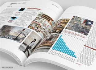 环球城市报告信息画册设计案例赏析 