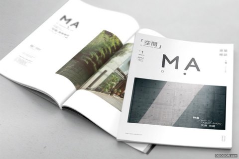 日本空间概念建筑杂志设计案例赏析 