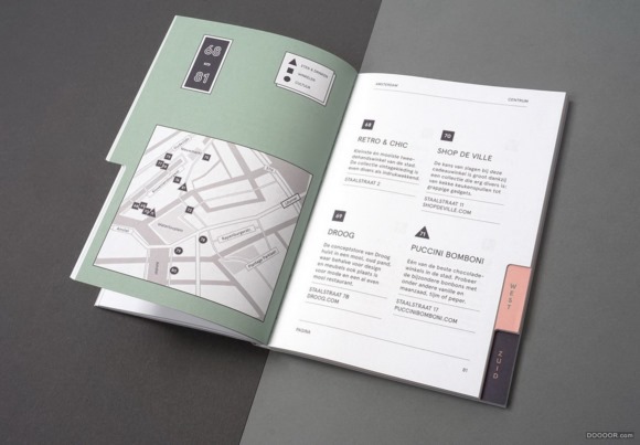 阿姆斯特丹城市指南画册设计案例赏析 