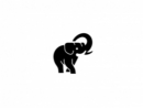 傲慢行走的狮子等动物简笔logo设计案例赏析 