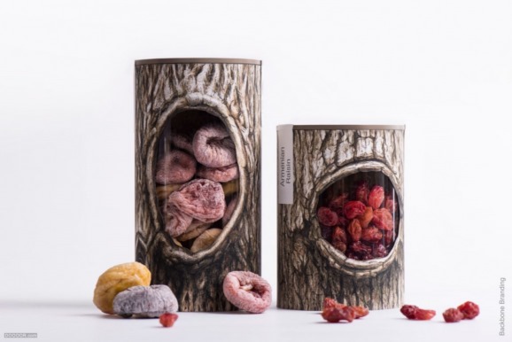 PCHAK创意树干坚果果敢系列包装设计案例赏析 