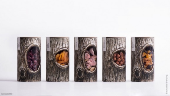 PCHAK创意树干坚果果敢系列包装设计案例赏析 
