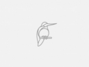 简笔画跳跃翻转的鱼儿等动物logo设计案例赏析 