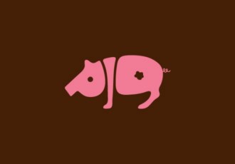 国外用英文单词字母创意动物logo设计案例赏析 
