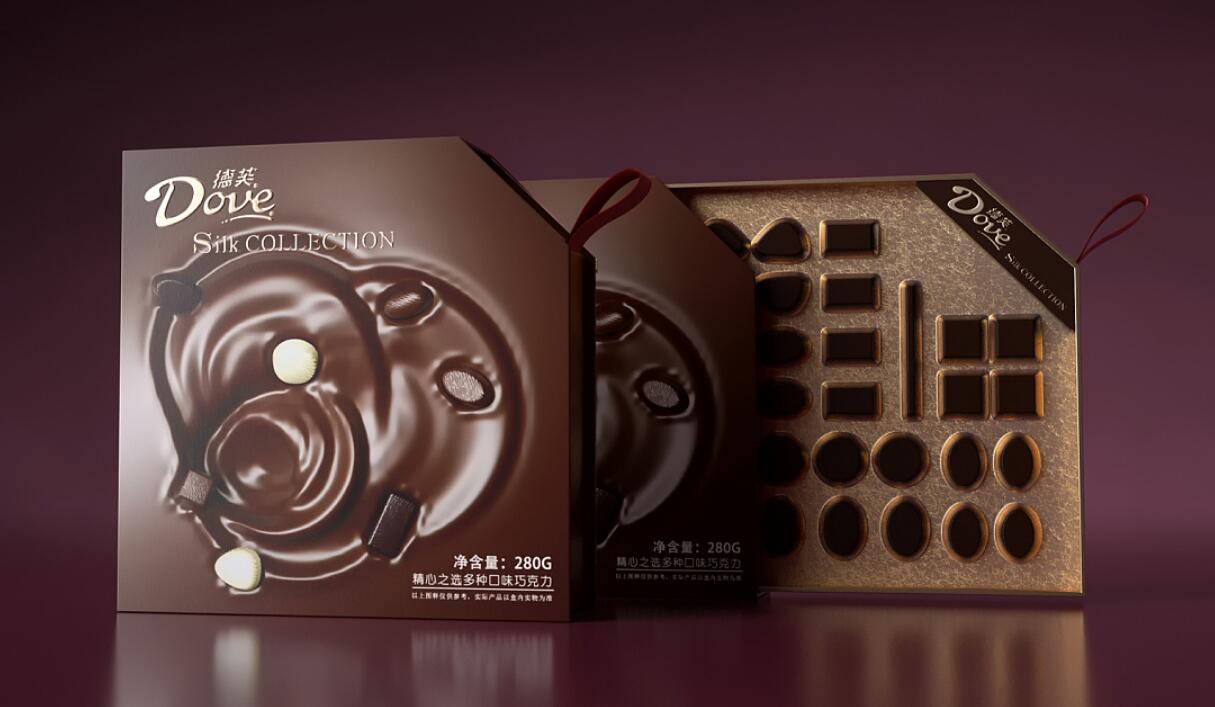 德芙巧克力包装设计采取的策略 
