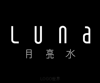 luna矿泉水品牌标志logo 