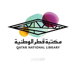 卡塔尔国家图书馆logo 