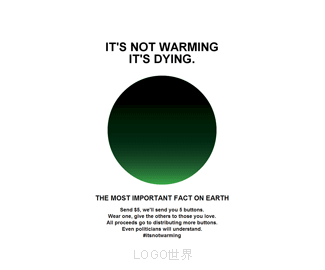 象征全球气候变化的LOGO 