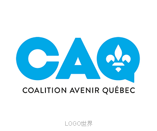加拿大魁北克省政党CAQ标志logo 