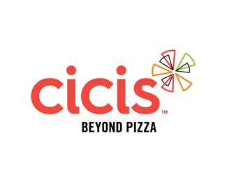 美国自助连锁披萨店CiCiS新LOGO 