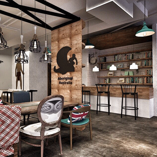 悅級咖啡連鎖店空間設計