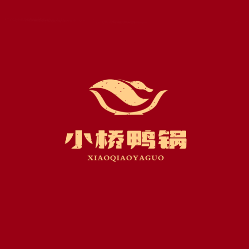 小桥鸭锅网络科技公司logo设计