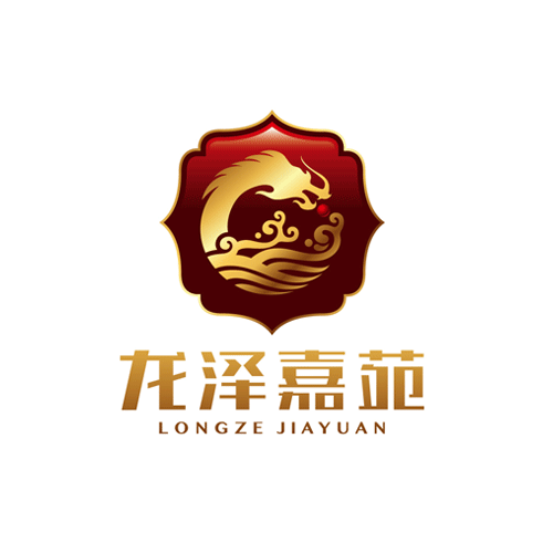 龙泽嘉苑地产logo设计
