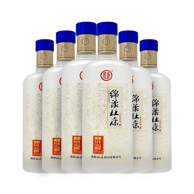 杜康精釀濃香白酒包裝圖片
