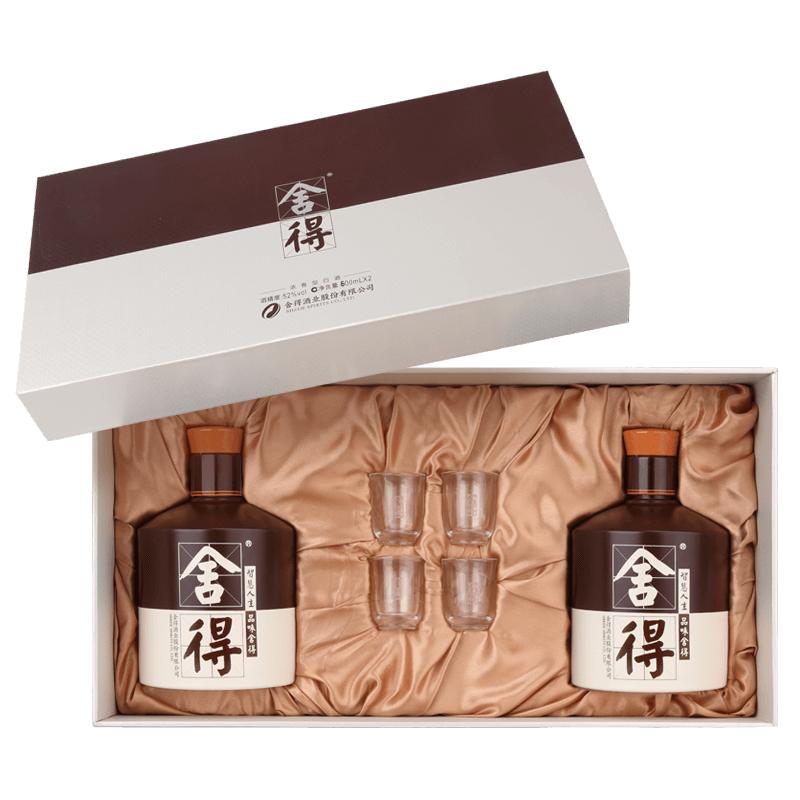 舍得禮盒白酒包裝圖片